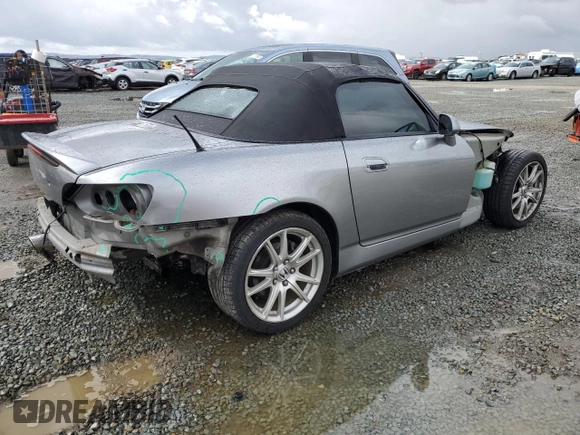 2005 Honda S2000 с VIN JHMAP21415S001312, выставлен на аукционе Copart как лот 48214545 с пробегом 106 409 миль миль и Списание • Salvage title. История ставок и продаж доступна на DreamBid. Изображение 3.