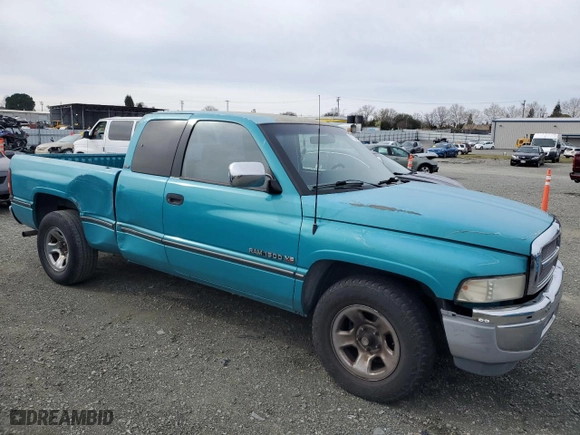 1997 Dodge Ram 1500 with VIN 1B7HC13Y0VJ564590, listed as a Copart auction lot 45738335 with 215,273 mi miles and Clean Title. Bid and sale history available at carsss.com. Image 4.