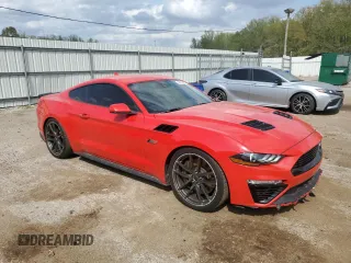 2022 Ford Mustang GT with VIN 1FA6P8CFXN5133725, listed as a Copart auction lot 49670535 with 37,297 mi miles and Salvage Title. Bid and sale history available at carsss.com. Image 4.