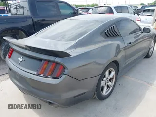 2015 Ford Mustang V6 with VIN 1FA6P8AM6F5369629, listed as a IAAI auction lot 42056978 with 111,083 mi miles and . Bid and sale history available at DreamBid. Image 4.