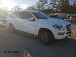 2016 Mercedes-Benz GL with VIN 4JGDF6EE3GA682430, listed as a Copart auction lot 88298625 with 0 mi miles and Salvage Title. Bid and sale history available at carsss.com. Image 4.