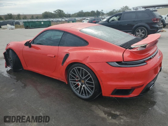 2024 Porsche 911 Turbo with VIN WP0AD2A96RS253164, listed as a Copart auction lot 81197284 with 4,405 mi miles and Salvage Title. Bid and sale history available at carsss.com. Image 2.