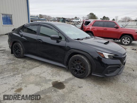 2022 Subaru WRX Premium with VIN JF1VBAF60N9005533, listed as a Copart auction lot 49636655 with 42,109 mi miles and Salvage Title. Bid and sale history available at carsss.com. Image 4.