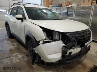 2023 Nissan Pathfinder SV with VIN 5N1DR3BC2PC214038, listed as a Copart auction lot 81183754 with 29,961 mi miles and Salvage Title. Bid and sale history available at carsss.com. Image 4.