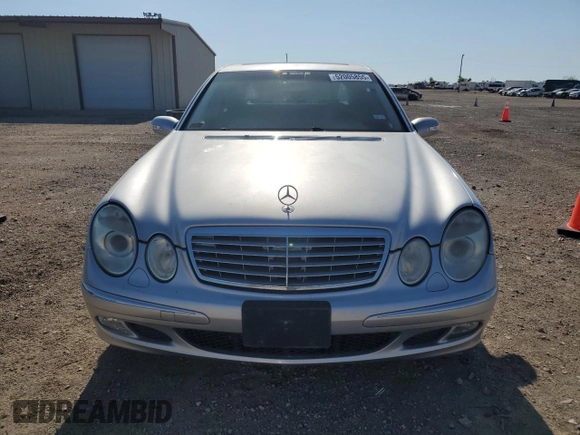 2005 Mercedes-Benz E-Class 3.2L with VIN WDBUF65J95A663622, listed as a Copart auction lot 52005855 with 121,019 mi miles and Clean Title. Bid and sale history available at carsss.com. Image 5.