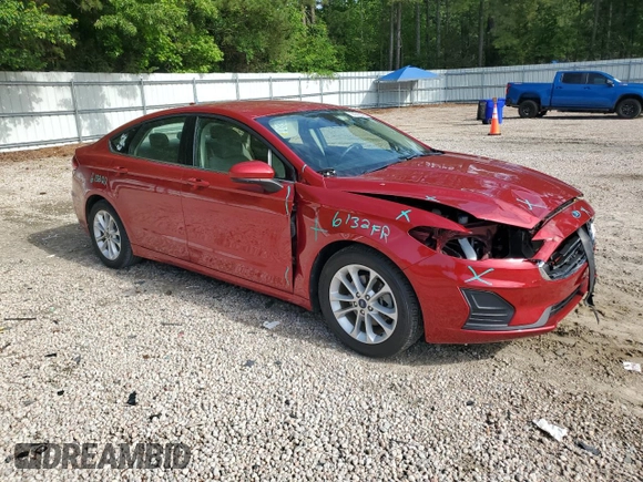 2020 Ford Fusion SE with VIN 3FA6P0HD2LR224300, listed as a Copart auction lot 56063025 with 43,468 mi miles and Salvage title. Bid and sale history available at DreamBid. Image 4.