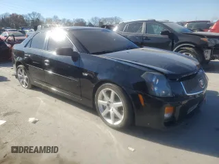 2005 Cadillac CTS-V with VIN 1G6DN56SX50211029, listed as a Copart auction lot 84026174 with 120,089 mi miles and Salvage Title. Bid and sale history available at carsss.com. Image 4.