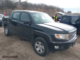 2012 Honda Ridgeline RT with VIN 5FPYK1F26CB460885, listed as a IAAI auction lot 41512443 with 179,624 mi miles. Bid and sale history available at carsss.com. Image 1.