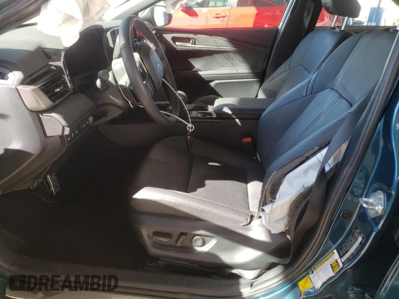 2025 Toyota Camry LE with VIN 4T1DAACK6SU047431, listed as a Copart auction lot 48155575 with 9,008 mi miles and Salvage Title. Bid and sale history available at DreamBid. Image 7.