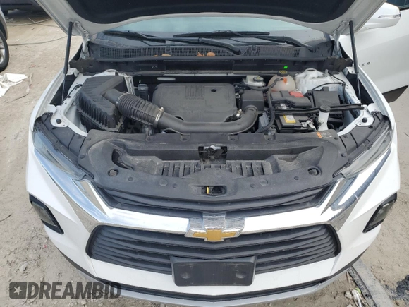 2022 Chevrolet Blazer LT with VIN 3GNKBHR49NS113055, listed as a Copart auction lot 54768725 with 51,151 mi miles and Salvage title. Bid and sale history available at DreamBid. Image 12.
