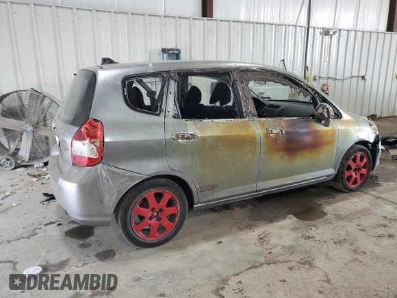 2007 Honda Fit with VIN JHMGD38437S002477, listed as a Copart auction lot 72065034 with 59,192 mi miles and Salvage Title. Bid and sale history available at carsss.com. Image 3.