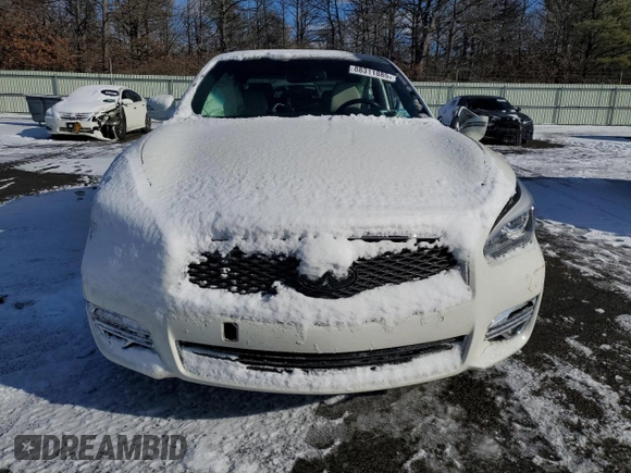 2013 Infiniti M z VIN JN1BY1AR9DM603034, wystawiony jako Copart lot #88311885 z przebiegiem Nie podano mil oraz Nie do naprawy • Non repairable. Historia ofert i sprzedaży dostępna na DreamBid. Obrazek 5.