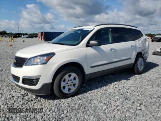 2014 Chevrolet Traverse LS z VIN 1GNKRFED4EJ358708, wystawiony jako Copart lot #56513505 z przebiegiem 56 771 mil mil oraz Szkoda całkowita • Salvage title. Historia ofert i sprzedaży dostępna na DreamBid. Obrazek 1.