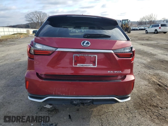 2019 Lexus RX with VIN JTJDZKCA4K2021574, listed as a Copart auction lot 84889924 with 49,153 mi miles and Salvage Title. Bid and sale history available at carsss.com. Image 6.