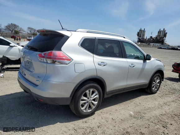 2014 Nissan Rogue SV with VIN 5N1AT2MT6EC840345, listed as a Copart auction lot 50964865 with 59,326 mi miles and Salvage Title. Bid and sale history available at carsss.com. Image 3.