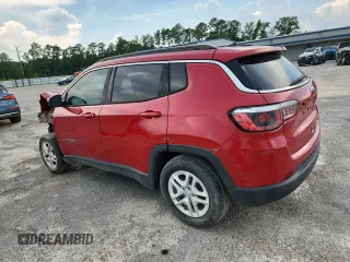 2020 Jeep Compass Sport with VIN 3C4NJCAB9LT169798, listed as a Copart auction lot 57177475 with Not provided miles and Clean title. Bid and sale history available at DreamBid. Image 2.
