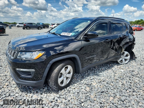2019 Jeep Compass Latitude с VIN 3C4NJCBB6KT788985, выставлен на аукционе Copart как лот 61427685 с пробегом 59 256 миль миль и Списание • Salvage title. История ставок и продаж доступна на DreamBid. Изображение 1.