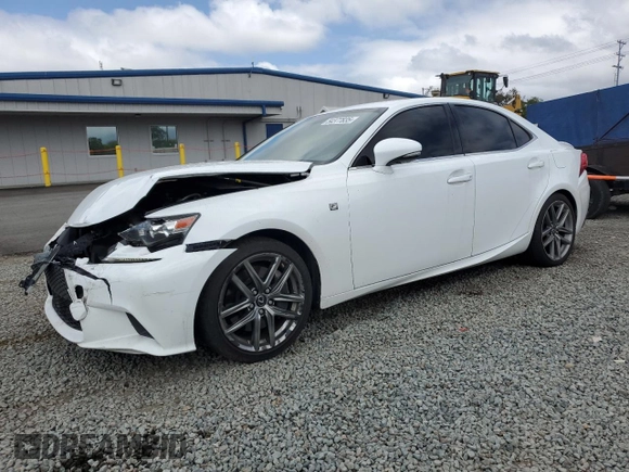 2016 Lexus IS 200t with VIN JTHBA1D24G5036602, listed as a Copart auction lot 54377835 with 83,380 mi miles and Salvage title. Bid and sale history available at DreamBid. Image 1.