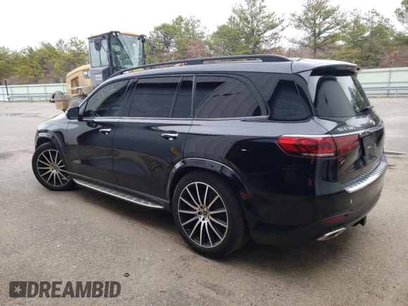 2020 Mercedes-Benz GLS with VIN 4JGFF8GE6LA215207, listed as a Copart auction lot 36638943 with 23,222 mi miles. Bid and sale history available at carsss.com. Image 2.
