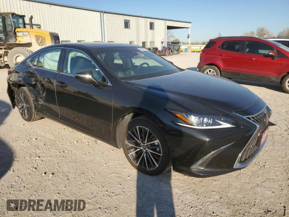 2022 Lexus ES 250 with VIN 58AD11D12NU009293, listed as a Copart auction lot 79694514 with 52,907 mi miles and Salvage title. Bid and sale history available at DreamBid. Image 4.