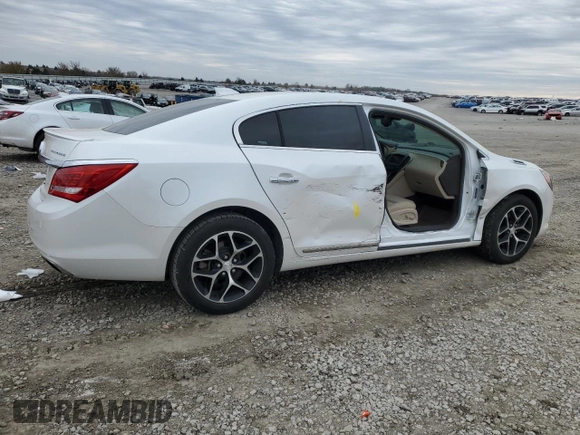 2016 Buick LaCrosse Sport Touring with VIN 1G4G45G31GF224915, listed as a Copart auction lot 82227874 with 112,488 mi miles and Salvage Title. Bid and sale history available at carsss.com. Image 3.