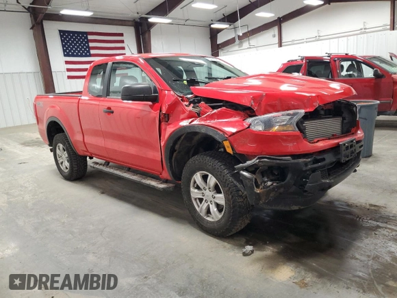 2020 Ford Ranger XL with VIN 1FTER1FH0LLA18810, listed as a Copart auction lot 52745455 with 45,885 mi miles and Salvage title. Bid and sale history available at DreamBid. Image 4.