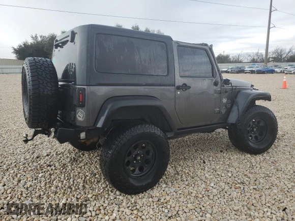 2017 Jeep Wrangler Willys Wheeler with VIN 1C4AJWAG9HL673766, listed as a Copart auction lot 43132555 with 129,422 mi miles and Salvage Title. Bid and sale history available at DreamBid. Image 3.