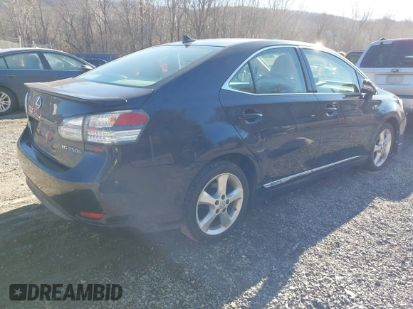 2010 Lexus HS 250h with VIN JTHBB1BAXA2038032, listed as a IAAI auction lot 41628486 with 207,054 mi miles and . Bid and sale history available at DreamBid. Image 4.