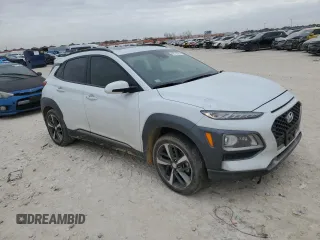 2019 Hyundai Kona Limited with VIN KM8K33A53KU388733, listed as a Copart auction lot 42572875 with 69,301 mi miles and Salvage Title. Bid and sale history available at carsss.com. Image 4.