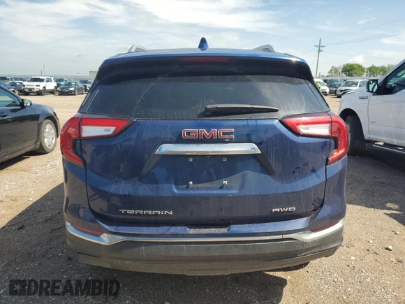 2022 GMC Terrain SLT с VIN 3GKALVEV2NL110043, выставлен на аукционе Copart как лот 61688135 с пробегом 86 217 миль миль и Чистый • Clean title. История ставок и продаж доступна на DreamBid. Изображение 6.