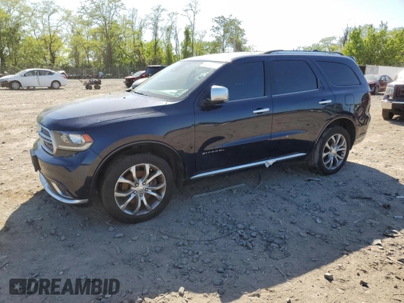 2016 Dodge Durango Citadel z VIN 1C4RDJEG1GC425081, wystawiony jako Copart lot #54792495 z przebiegiem 179 871 mil mil oraz Czysty tytuł • Clean title. Historia ofert i sprzedaży dostępna na DreamBid. Obrazek 1.