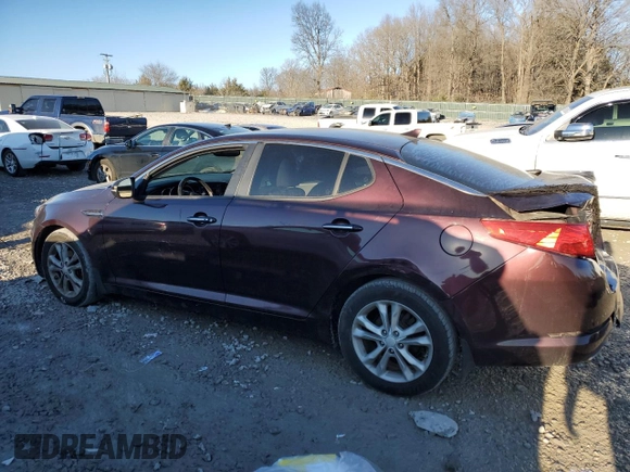 2013 Kia Optima EX with VIN 5XXGN4A76DG110140, listed as a Copart auction lot 88963685 with 212,620 mi miles and Clean Title. Bid and sale history available at carsss.com. Image 2.