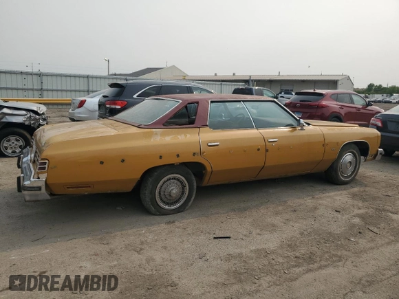 1975 Chevrolet Caprice with VIN 1N39Y5S114374, listed as a Copart auction lot 59376965 with 62,781 mi miles and Clean title. Bid and sale history available at DreamBid. Image 3.