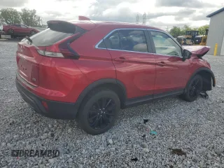 2023 Mitsubishi Eclipse Cross LE with VIN JA4ATVAA3PZ007671, listed as a Copart auction lot 58122345 with 17,834 mi miles and Salvage title. Bid and sale history available at DreamBid. Image 3.