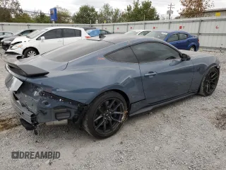 2024 Ford Mustang Dark Horse with VIN 1FA6P8R07R5501707, listed as a Copart auction lot 74508754 with 2,569 mi miles and Salvage Title. Bid and sale history available at carsss.com. Image 3.