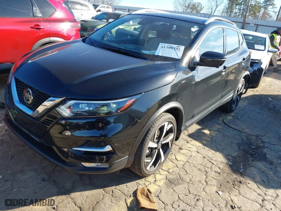 2022 Nissan Rogue Sport SL with VIN JN1BJ1CWXNW497478, listed as a IAAI auction lot 41308351 with 14,267 mi miles. Bid and sale history available at carsss.com. Image 20.
