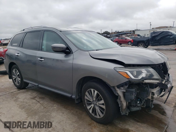 2017 Nissan Pathfinder Platinum with VIN 5N1DR2MN5HC908166, listed as a Copart auction lot 86677094 with 175,954 mi miles and Salvage Title. Bid and sale history available at carsss.com. Image 4.