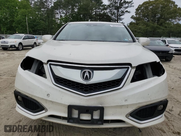 2018 Acura RDX Advance with VIN 5J8TB4H77JL008629, listed as a Copart auction lot 58046095 with 96,660 mi miles and Salvage title. Bid and sale history available at DreamBid. Image 5.