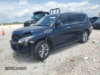 2015 Infiniti QX80 with VIN JN8AZ2NC0F9371984, listed as a Copart auction lot 55600455 with 152,498 mi miles and Clean title. Bid and sale history available at DreamBid. Image 1.