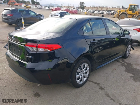 2024 Toyota Corolla Hybrid LE with VIN JTDBCMFE7R3034801, listed as a IAAI auction lot 41773438 with 42,440 mi miles. Bid and sale history available at carsss.com. Image 4.