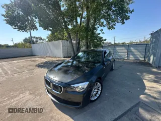 2013 BMW 7 Series 740i with VIN WBAYA6C55DC995225, listed as a Copart auction lot 76207974 with 126,648 mi miles and Clean Title. Bid and sale history available at carsss.com. Image 2.