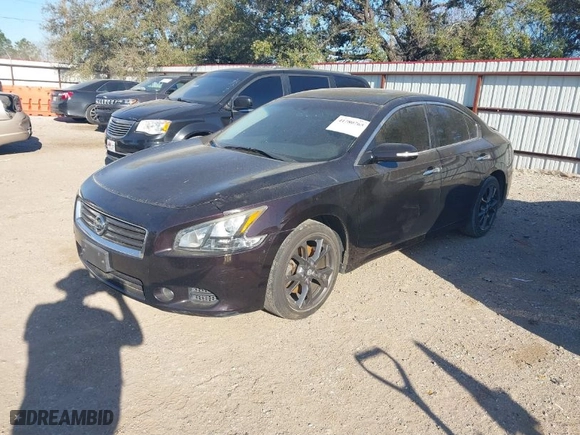 2014 Nissan Maxima 3.5 SV with VIN 1N4AA5AP8EC459931, listed as a IAAI auction lot 41780765 with 155,625 mi miles. Bid and sale history available at carsss.com. Image 2.