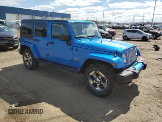 2016 Jeep Wrangler Unlimited 75th Anniversary with VIN 1C4BJWEG7GL172663, listed as a Copart auction lot 51305325 with 67,273 mi miles and Salvage Title. Bid and sale history available at carsss.com. Image 4.