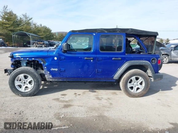 2020 Jeep Wrangler Unlimited Sport S z VIN 1C4HJXDG2LW260238, wystawiony jako IAAI lot #41415820 z przebiegiem 62 224 mil mil oraz . Historia ofert i sprzedaży dostępna na DreamBid. Obrazek 15.