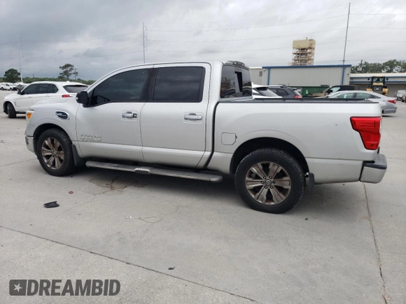 2017 Nissan Titan SV with VIN 1N6AA1E60HN524426, listed as a Copart auction lot 55036775 with 109,258 mi miles and Salvage title. Bid and sale history available at DreamBid. Image 2.