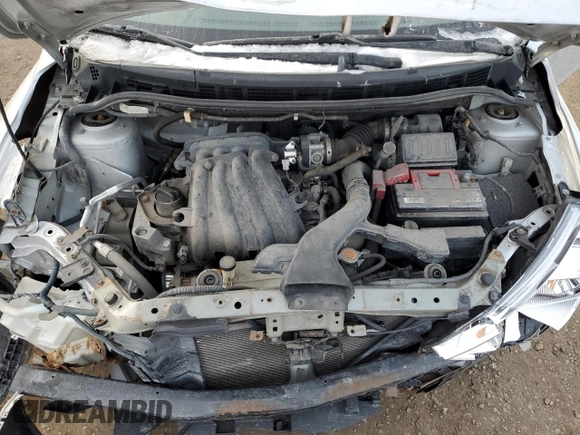 2009 Nissan Versa 1.6 with VIN 3N1CC11E39L422903, listed as a Copart auction lot 86427444 with 90,519 mi miles and Salvage Title. Bid and sale history available at carsss.com. Image 11.