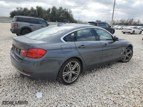 2017 BMW 4 Series 440i xDrive with VIN WBA4E5C56HG189437, listed as a Copart auction lot 44070615 with 66,793 mi miles and Salvage Title. Bid and sale history available at carsss.com. Image 3.