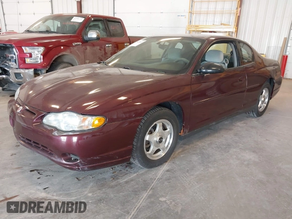 2004 Chevrolet Monte Carlo LS with VIN 2G1WW12E349435431, listed as a IAAI auction lot 42087853 with 171,581 mi miles. Bid and sale history available at carsss.com. Image 2.