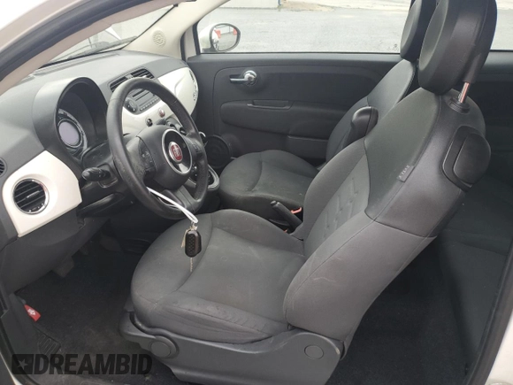 2015 FIAT 500 Pop with VIN 3C3CFFAR5FT696219, listed as a Copart auction lot 54511235 with 73,385 mi miles and Salvage Title. Bid and sale history available at carsss.com. Image 7.