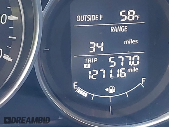 2016 Mazda CX-5 Sport with VIN JM3KE4BY0G0662294, listed as a IAAI auction lot 41469721 with 127,116 mi miles and . Bid and sale history available at carsss.com. Image 15.